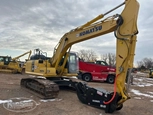 Used Excavator in yard